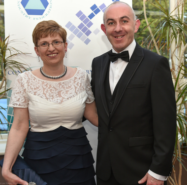 James & Geraldine Moloney, John Sisk & Son at the Construction Industry Federations Galway Branch Gala Ball in the Westwood Hotel on Friday.  Photo: Joe Travers.