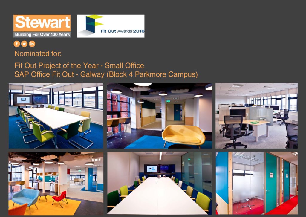 Shortlisted SAP Office Fit out in Fit out Project of the Year - Small Office_